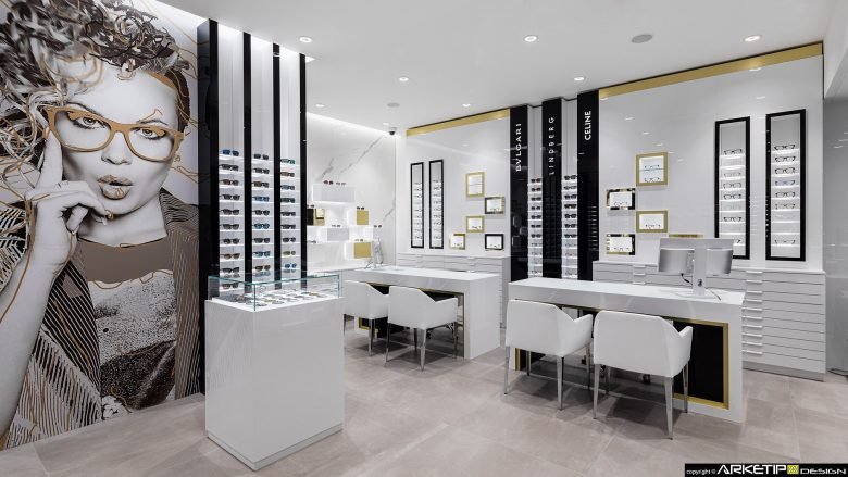 眼镜店设计 SCAGGIANTE 由 Arketipo Design 意大利设计