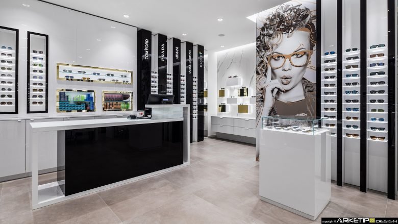 眼镜店设计 SCAGGIANTE 由 Arketipo Design 意大利设计