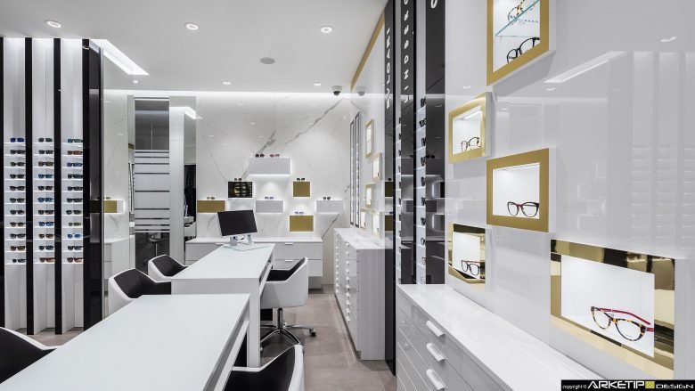 眼镜店设计 SCAGGIANTE 由 Arketipo Design 意大利设计