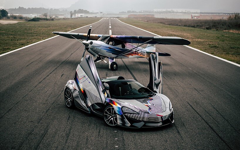 felipe pantone 的艺术车陌生人遇见 INTR3PID 飞机