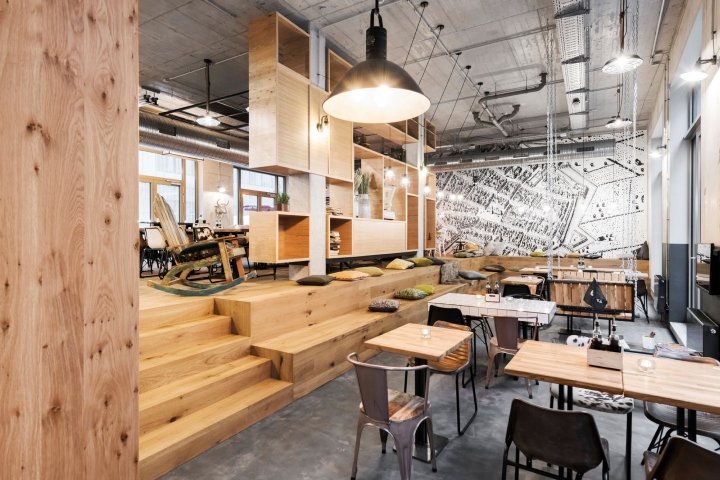 FOODKURT 餐厅,由 kplus konzept 设计,莱比锡 – 德国 FOODKURT 餐厅,由 kplus konzept 设计,莱比锡 – 德国