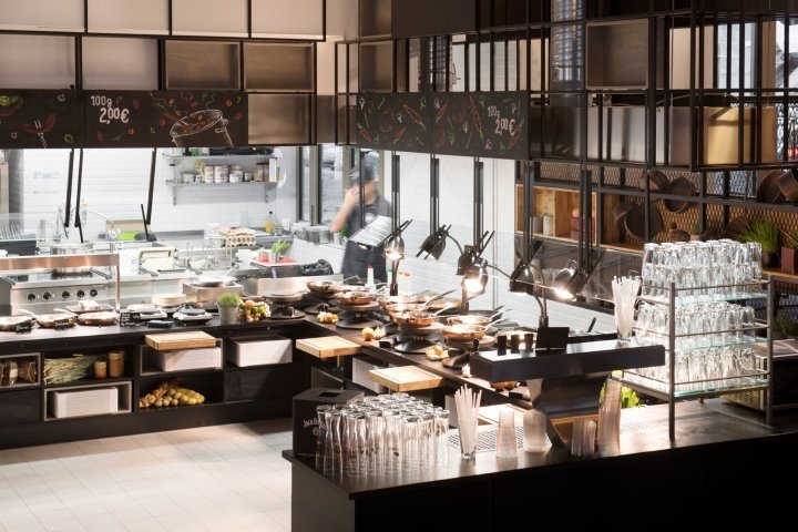 FOODKURT 餐厅,由 kplus konzept 设计,莱比锡 – 德国 FOODKURT 餐厅,由 kplus konzept 设计,莱比锡 – 德国