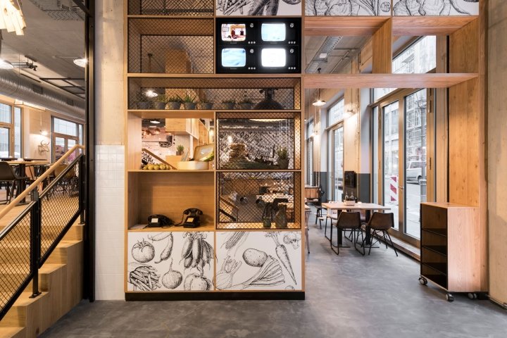 FOODKURT 餐厅,由 kplus konzept 设计,莱比锡 – 德国 FOODKURT 餐厅,由 kplus konzept 设计,莱比锡 – 德国