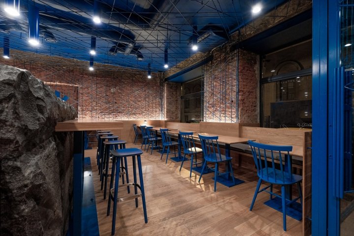 FOODYDO Wrap Bar 由 DA 建筑事务所设计，俄罗斯圣彼得堡