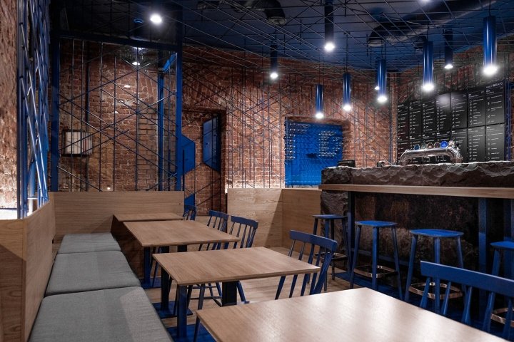 FOODYDO Wrap Bar 由 DA 建筑事务所设计，俄罗斯圣彼得堡