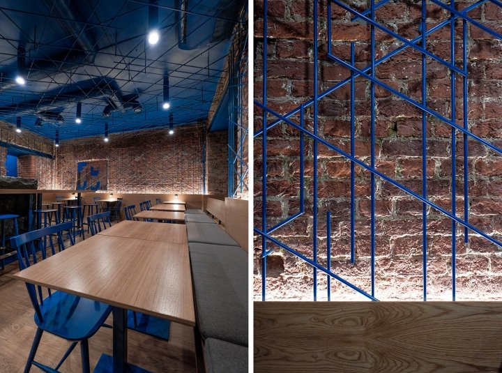 FOODYDO Wrap Bar 由 DA 建筑事务所设计，俄罗斯圣彼得堡