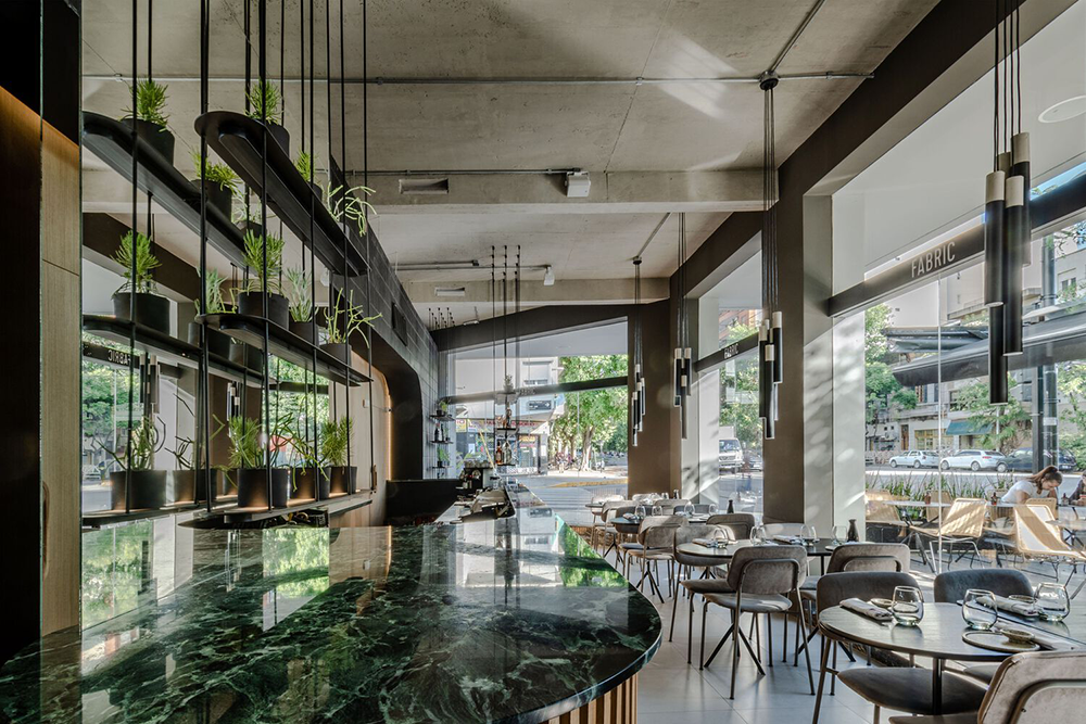 MURO estudio 的织物寿司餐厅 MURO estudio 的织物寿司餐厅