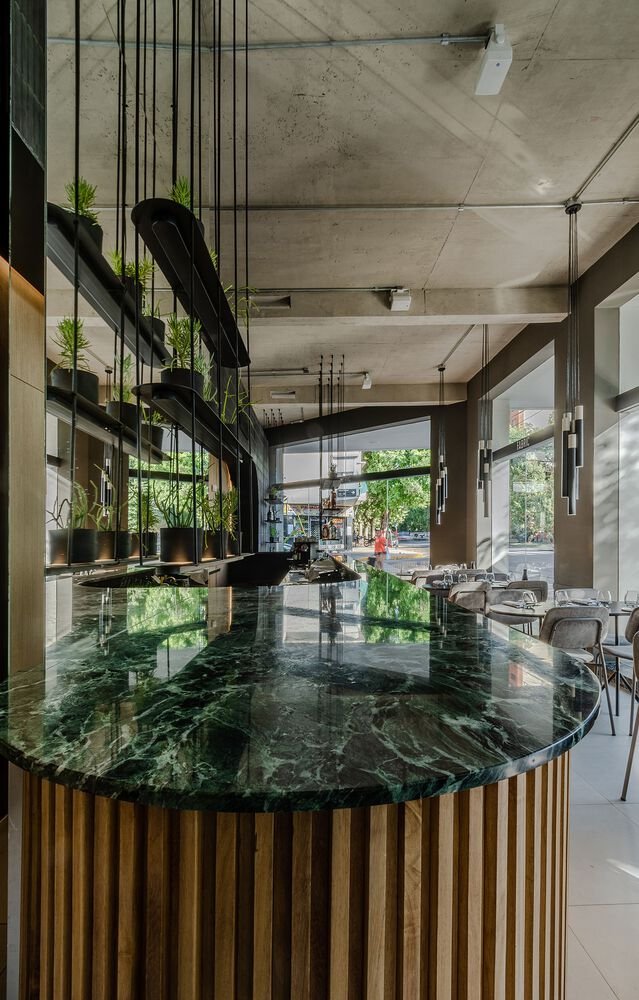 MURO estudio 的织物寿司餐厅 MURO estudio 的织物寿司餐厅