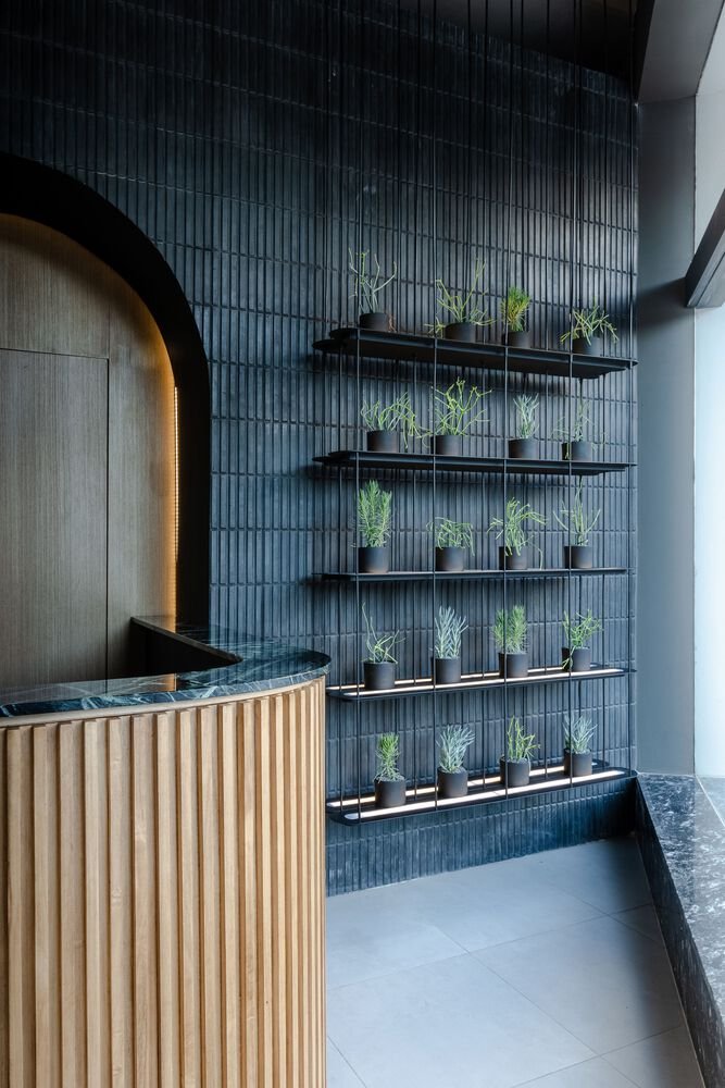 MURO estudio 的织物寿司餐厅 MURO estudio 的织物寿司餐厅