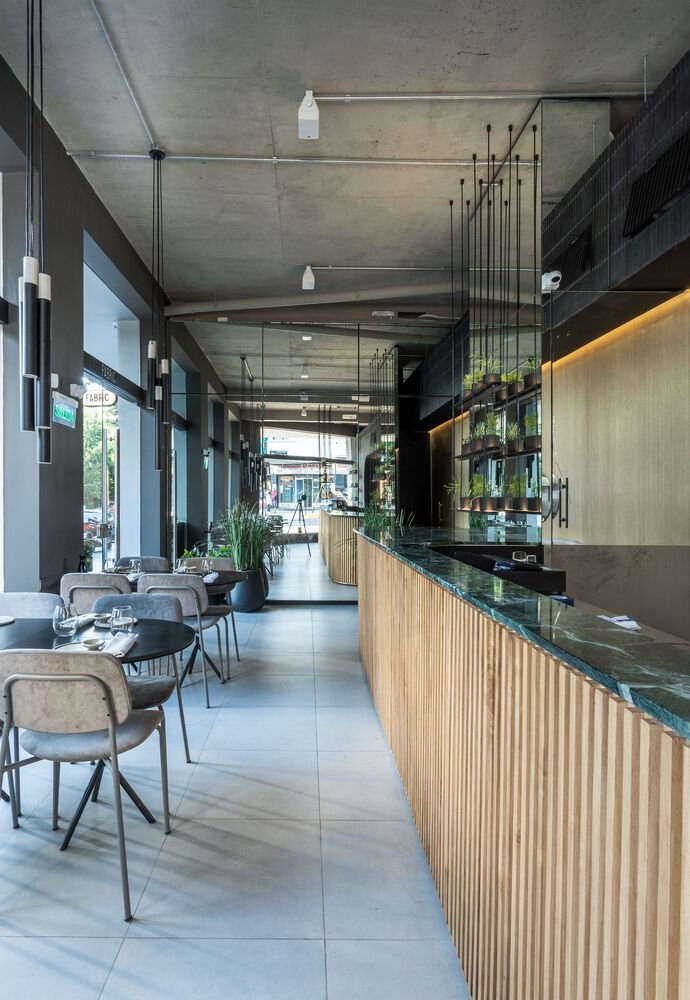 MURO estudio 的织物寿司餐厅 MURO estudio 的织物寿司餐厅