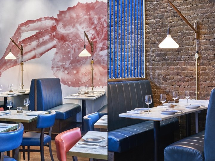 DesignLSM 设计的 Fancy Crab 餐厅，英国伦敦
