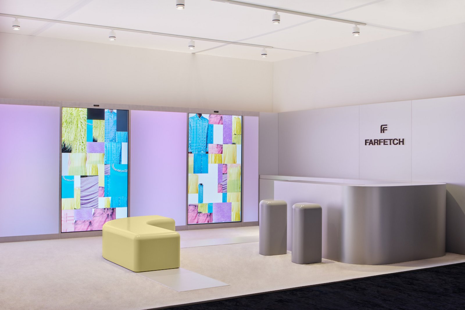 Random Studio 迈阿密巴塞尔艺术展的 Farfetch 休息室