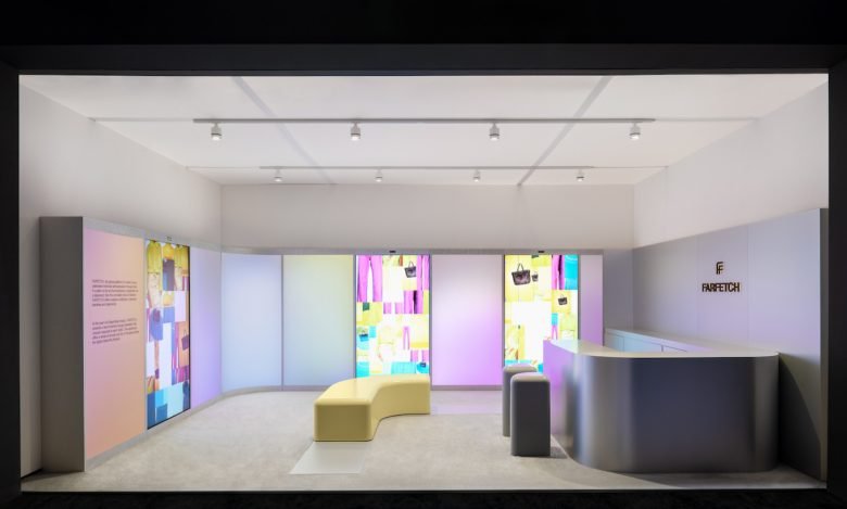 Random Studio 迈阿密巴塞尔艺术展的 Farfetch 休息室