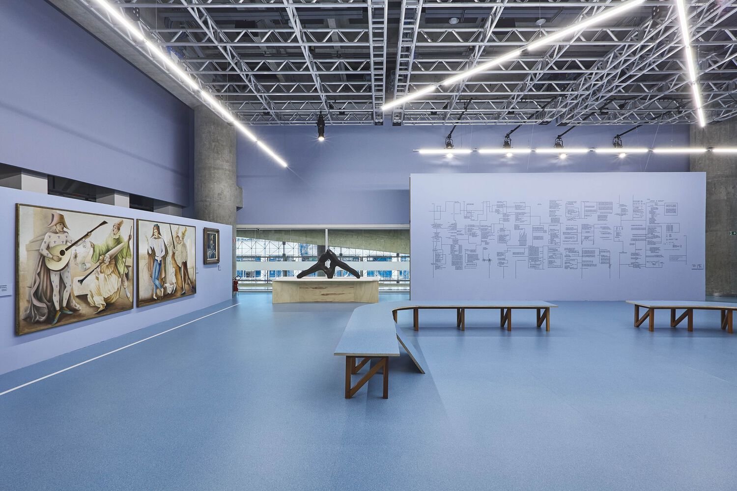 展览项目“Raio que oparte：巴西现代小说”，gru.a + Juliana Godoy