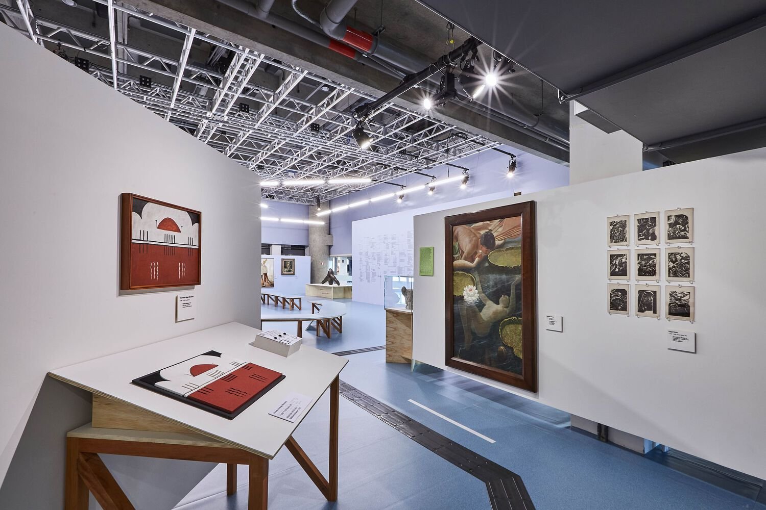 展览项目“Raio que oparte：巴西现代小说”，gru.a + Juliana Godoy