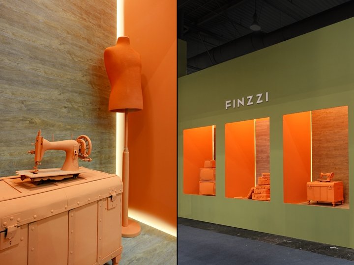 Finzzi 展位由 VXLAB 设计，在德国汉诺威 Domotex 2018 上进行品牌和设计指导