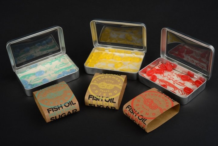 希瑟·伯格 (Heather Berg) 设计的《渔夫之友》包装