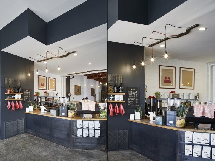 Flat Track Coffee 由 Lilianne Steckel Interior Design 设计,德克萨斯州奥斯汀 Flat Track Coffee 由 Lilianne Steckel Interior Design 设计,德克萨斯州奥斯汀
