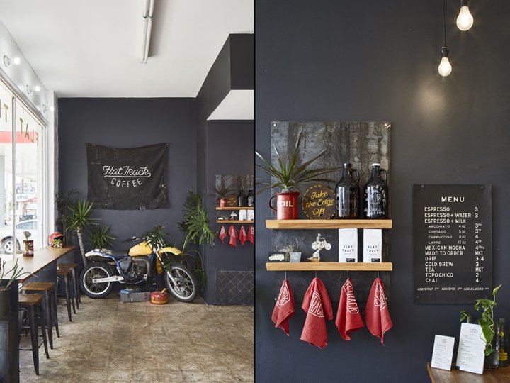 Flat Track Coffee 由 Lilianne Steckel Interior Design 设计,德克萨斯州奥斯汀 Flat Track Coffee 由 Lilianne Steckel Interior Design 设计,德克萨斯州奥斯汀
