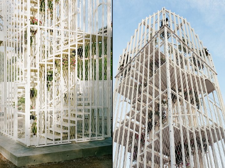 Laisné Roussel 为法国里昂建筑双年展设计的“花亭”