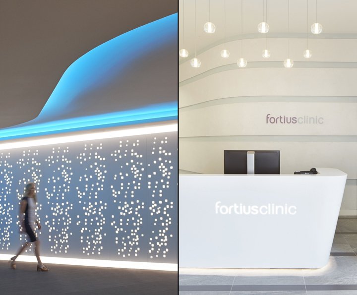 Fortius 诊所照明由 Hoare Lea Lighting 设计，英国伦敦