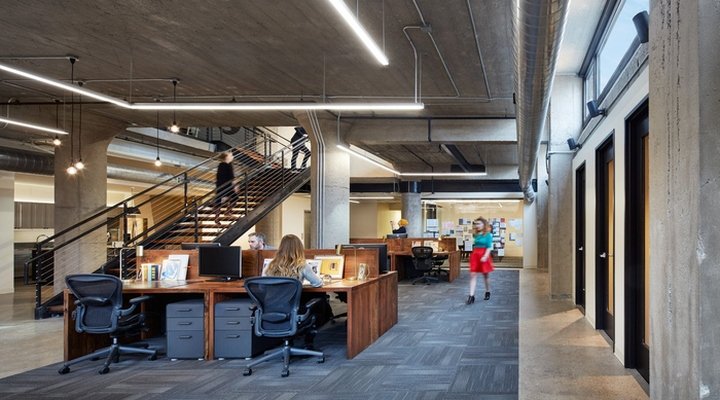 Perkins+Will 的朋友和邻居办公室，明尼苏达州明尼阿波利斯