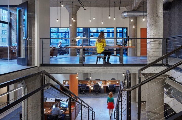 Perkins+Will 的朋友和邻居办公室，明尼苏达州明尼阿波利斯