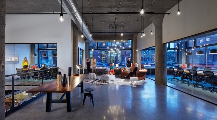 Perkins+Will 的朋友和邻居办公室，明尼苏达州明尼阿波利斯