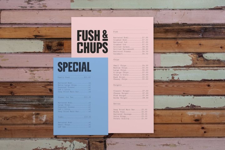Fush 和 Chups 品牌由澳大利亚布兰登·麦金托什 (Brandon McIntosh) 设计