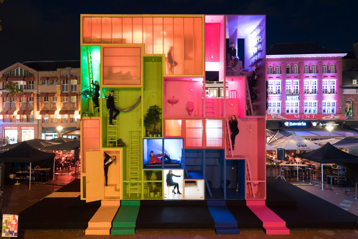 MVRDV 的未来主义酒店亮相 2017 年荷兰设计周，埃因霍温 – 荷兰