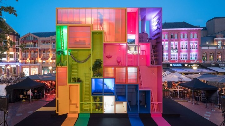 MVRDV 的未来主义酒店亮相 2017 年荷兰设计周，埃因霍温 – 荷兰