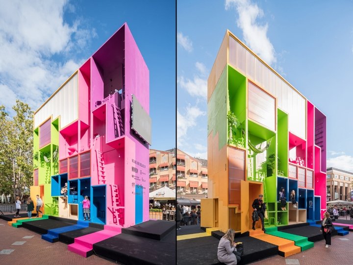 MVRDV 的未来主义酒店亮相 2017 年荷兰设计周，埃因霍温 – 荷兰