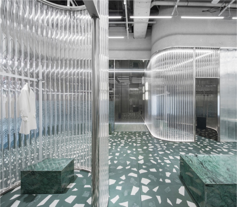 Studio 10 设计的几样 GEIJOENG 精品店