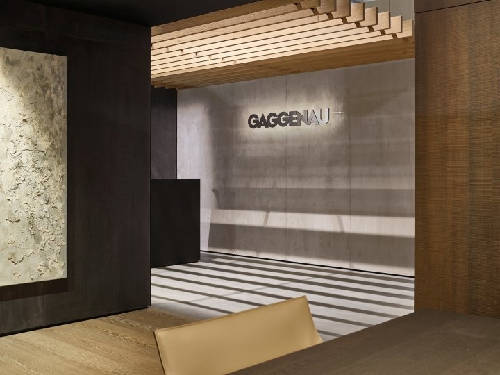 2018 年 Eurocucina 嘉格纳展位，由 einszu33 设计，米兰 – 意大利