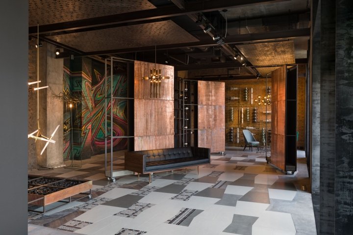 Evolutionary Architecture 车库设计画廊“Shadows And Shades”,乌克兰基辅 Evolutionary Architecture 车库设计画廊“Shadows And Shades”,乌克兰基辅