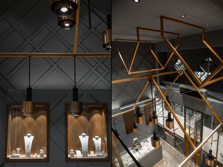 Giorgio 珠宝店，由 Maria Reizi 设计，亚历山德鲁波利斯 – 希腊