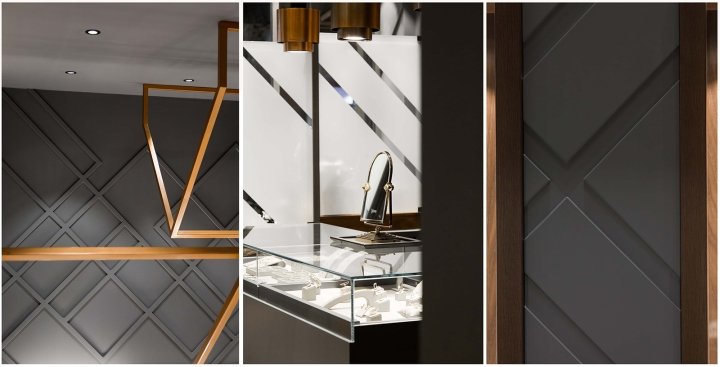 Giorgio 珠宝店，由 Maria Reizi 设计，亚历山德鲁波利斯 – 希腊