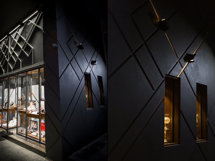 Giorgio 珠宝店，由 Maria Reizi 设计，亚历山德鲁波利斯 – 希腊