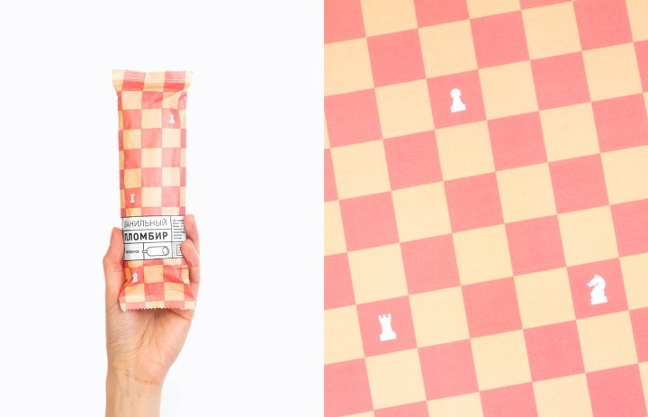 高尔基公园冰淇淋包装由 Just Be Nice 工作室设计