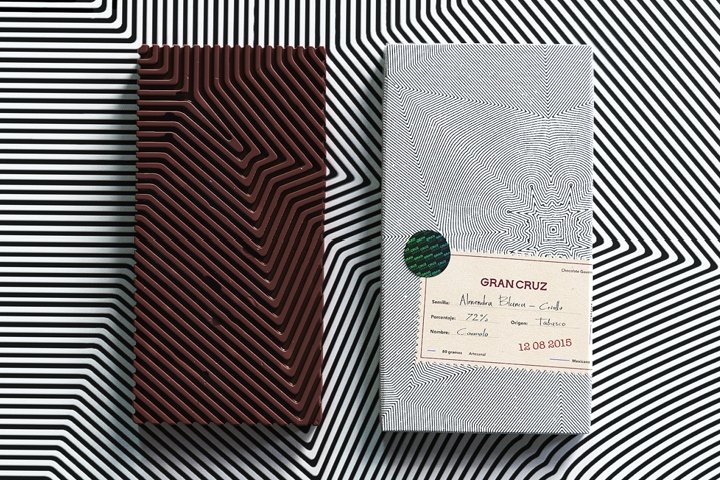 SHIFT 的 Gran Cruz 巧克力包装