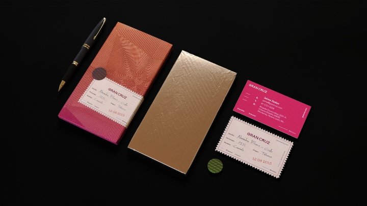 SHIFT 的 Gran Cruz 巧克力包装