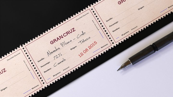 SHIFT 的 Gran Cruz 巧克力包装