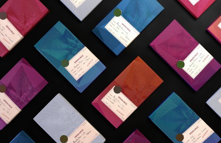 SHIFT 的 Gran Cruz 巧克力包装