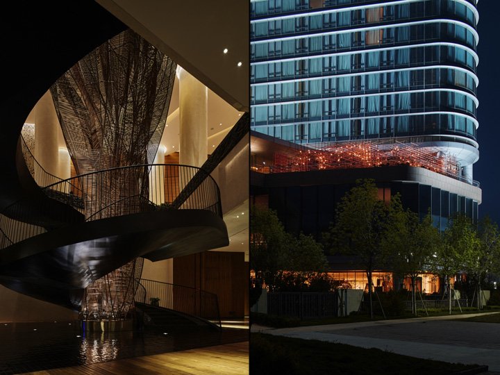 大连君悦酒店展示厨房，由 NAO Taniyama & Associates 设计，大连 – 中国