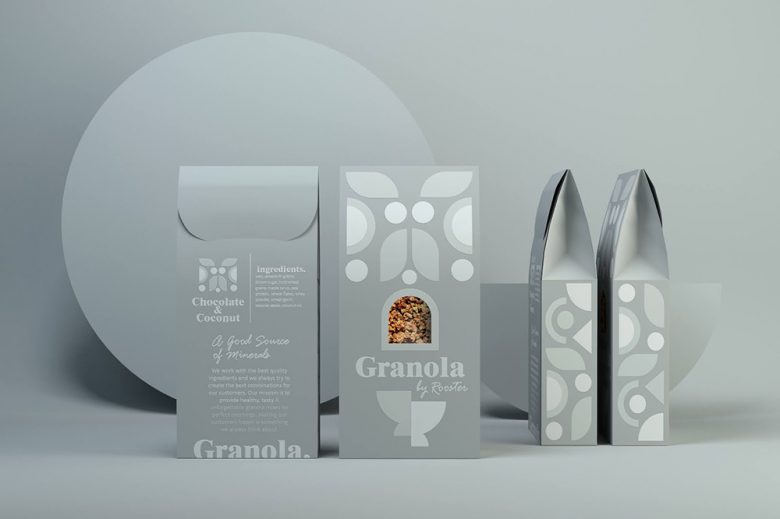 由 Rooster 设计的格兰诺拉麦片，创意十足