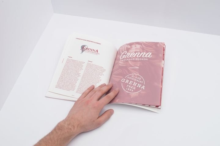 瑞典学生制作的 Grenna Polkagriskokeri 糖果包装 瑞典学生制作的 Grenna Polkagriskokeri 糖果包装