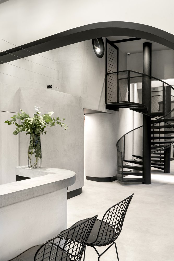 MT.A 设计的灰绿色活动空间