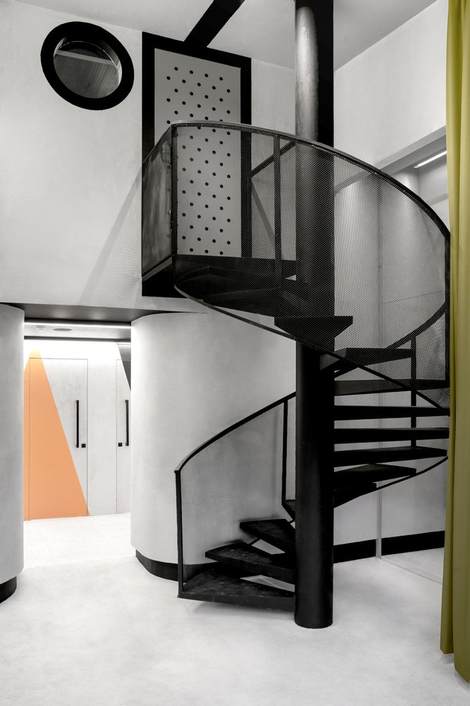 MT.A 设计的灰绿色活动空间