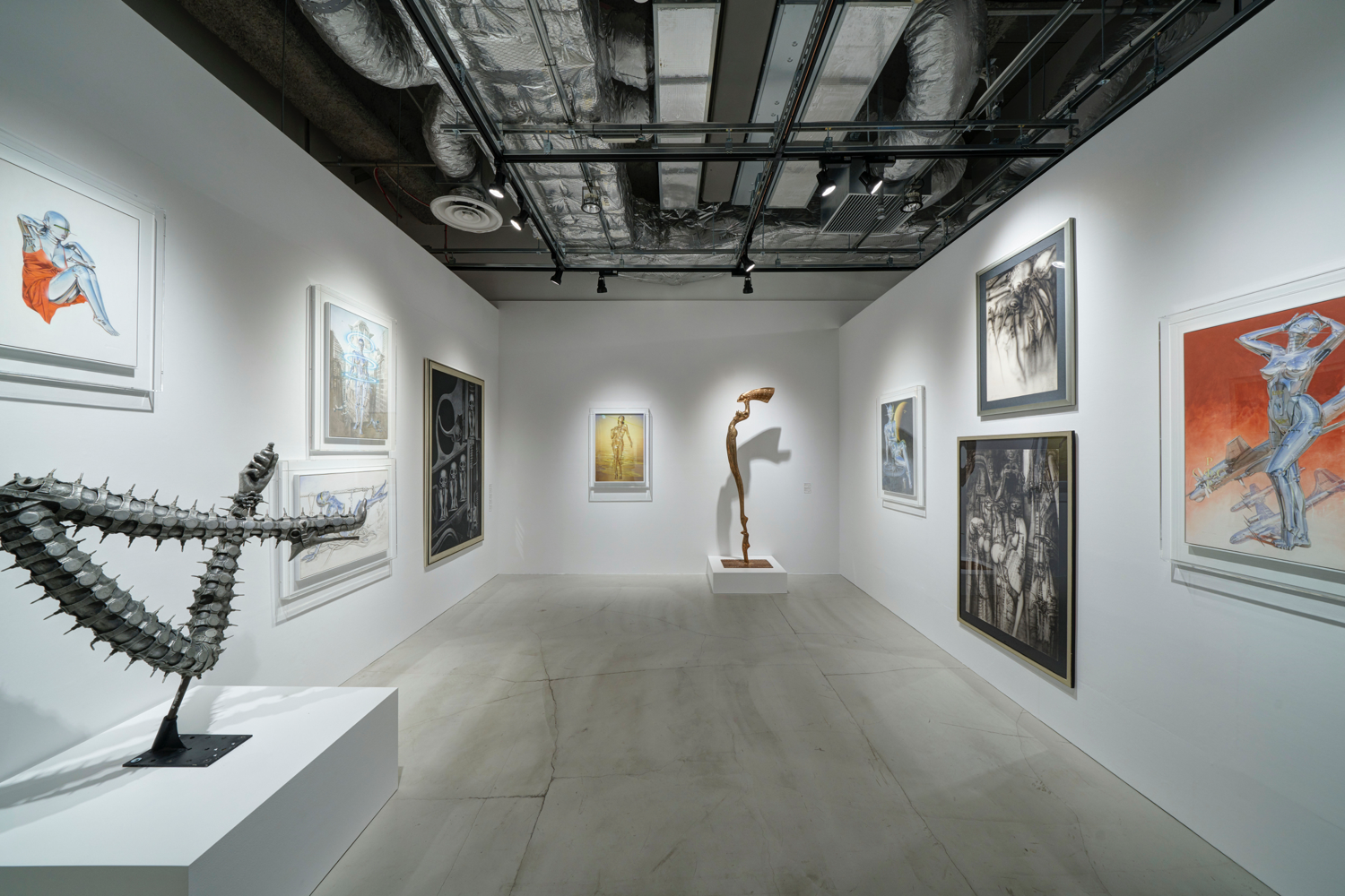 Alessio Ascari 和 Spazio Maiocchi 的 H.R. Giger x Sorayama 展览