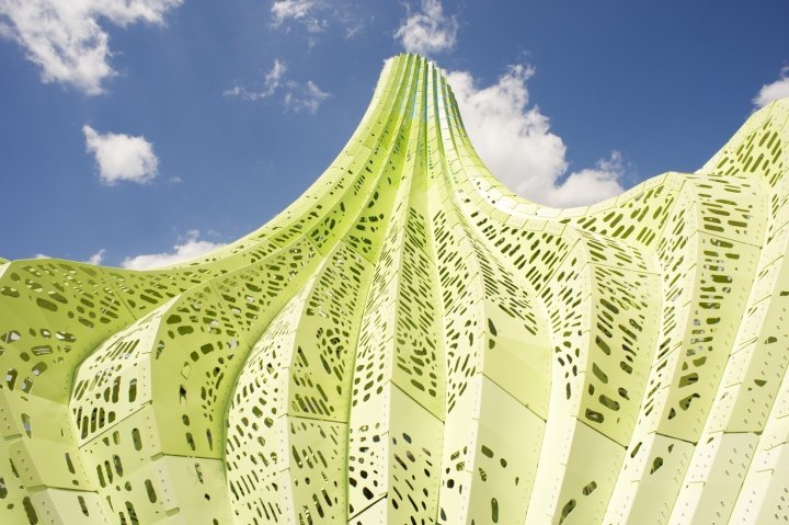 Hyparbole 装置由 Marc Fornes / THEVERYMANY 设计,普罗维登斯 – 罗德岛州 Hyparbole 装置由 Marc Fornes / THEVERYMANY 设计,普罗维登斯 – 罗德岛州
